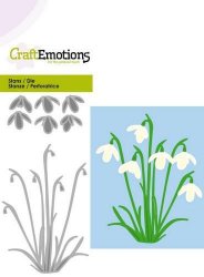 CraftEmotions die Snowdrops