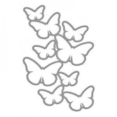 Spellbinder Cascading Butterflies