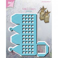 Lantern med fyrkantiga fönster