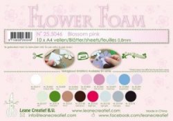 LeCrea Flower foam A4 Blossom pink 10 ark