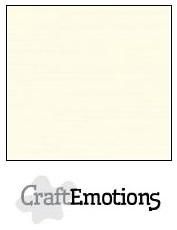 CraftEmotions Linen Cardboard ivory 10st
