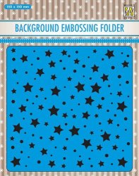 NellieSnellen Embossingfolder Background stars & dots