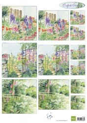 Dekorbilder English garden Foxglove