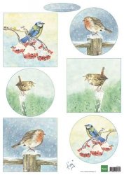 Dekorbilder Tiny s birds in winter