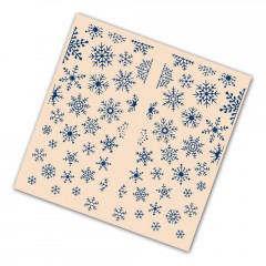 Embossing folder Christmas snowflake