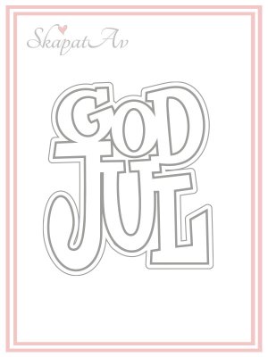 Zoom bild av GOD JUL