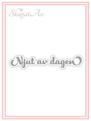 Zoom bild av Njut av dagen