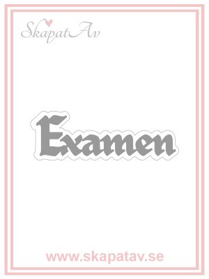 Zoom bild av Examen