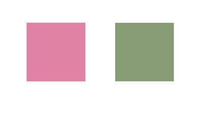 Zoom bild av Enfärgat rosa och grönt