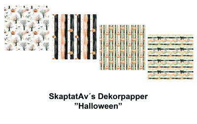 Zoom bild av Dekorpapper Halloween