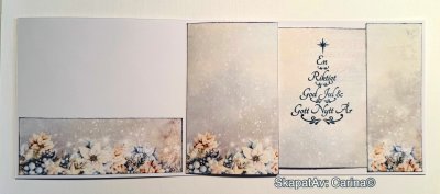 Zoom bild av Ett Julkort med SkapatAv´s dies och dekorpapper