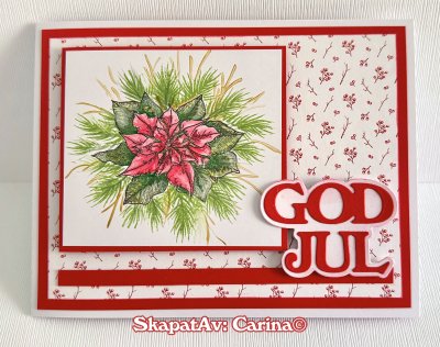 Zoom bild av SkapatAv´s Dekorpapper "Jul i rött"