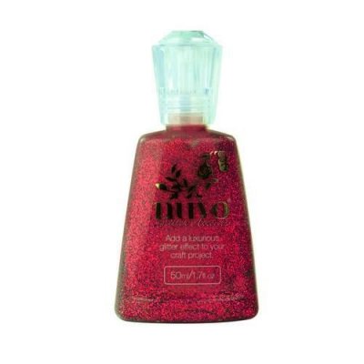 Nuvo Glitter accents - winter cranberry