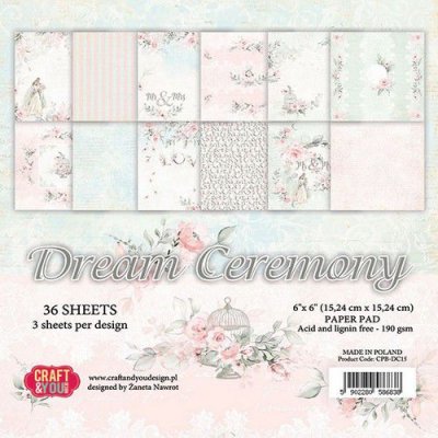 Craft&You Dream Ceremony pappersblock 6x6
