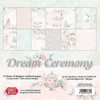 Craft&You Dream Ceremony BIG Paper Set 12x12