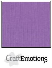 CraftEmotions Linen Cardboard purple 10 st