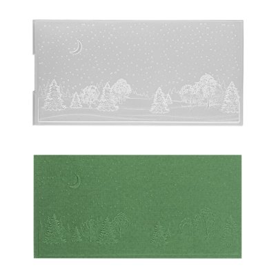 Zoom bild av Nellie's Choice • 3D Embossing Folder Snowy Landscape