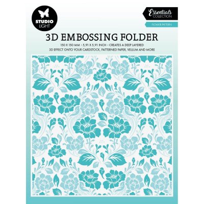 Zoom bild av Studio Light • Essentials Embossing Folder Flower Pattern