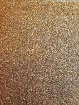 Tonic Studios glitter card - welsh gold 5 ark