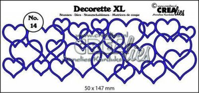 Crealies dies Decorette XL no. 14 hearts