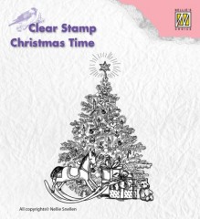 Nellie Snellen Clear stamp Christmas tree