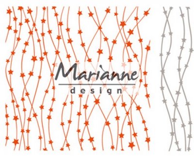 Marianne Design Embossing Folder Celestial stars