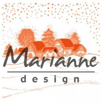 Marianne Design Embossing folder Winter village