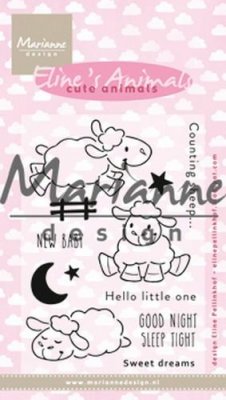 Marianne Design Clear stamp Eline s Cute Animals -Sheep
