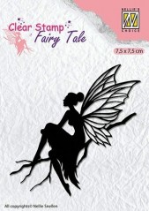 Nellie Snellen Clear stamp silhouette Fairy Tale-6