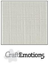 CraftEmotions Linen Cardboard pastel cream