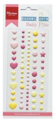 Marianne Design Decoration Enamel dots Baby pink