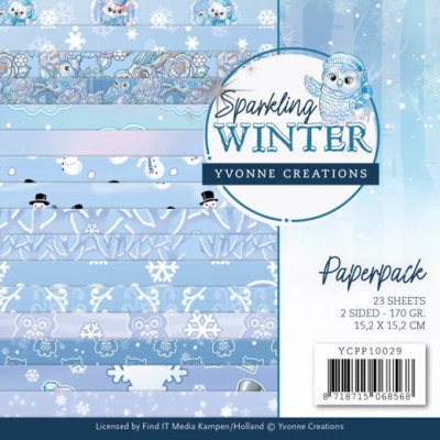 Yvonne Design Pappersblock Sparkling Winter